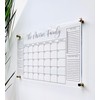 Large Clear Acrylic Monthly Calendar for wall | Dry-Erase Message