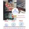 OMYZERO 100pcs Mini Clear Plastic Suction Cups Without Hooks (30mm)