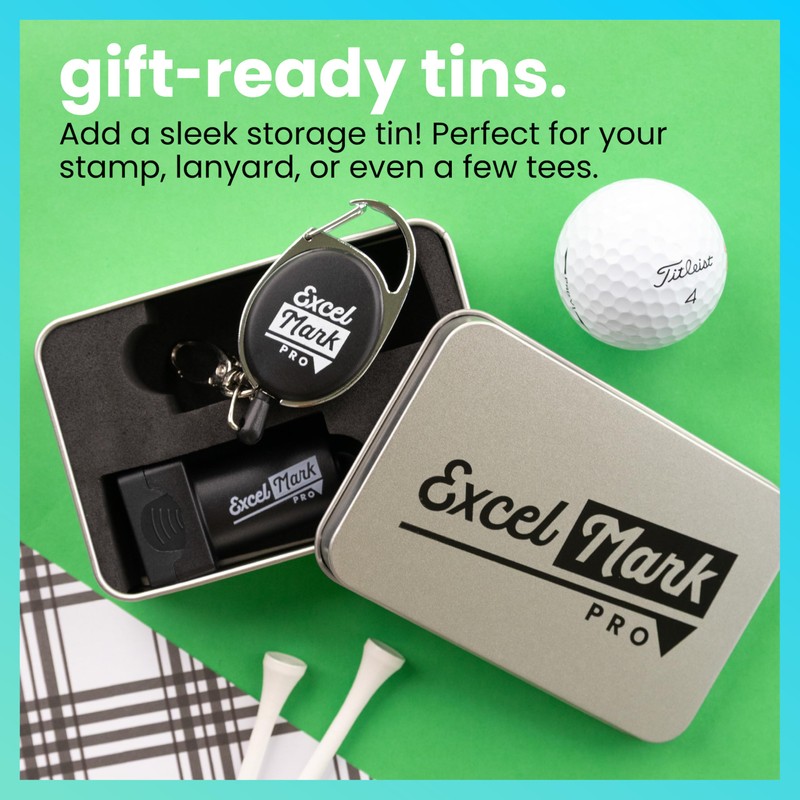 ExcelMark Pro Golf Ball Stamp - Easy Ball Identification -