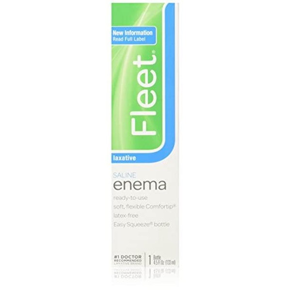 Fleet Enema, Adult-Packaging 4.5 fl oz Squeeze Bottle - Case of 48