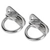2pcs Stainless Steel Pad Eye Plate High Strength Highly Polished