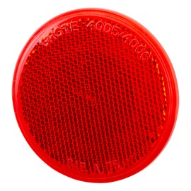 Grote 40062 Red 3" Round Sealed Stick-On Reflector