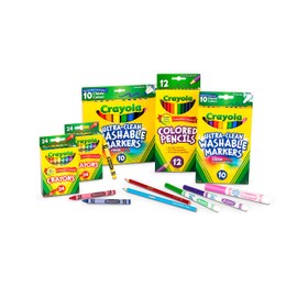 Crayola Back To School Supplies for Girls & Boys,  Art Set, 80Piece