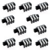 SQXBK 10PCS Mono Jack Panel Mount Connector Female Socket Stereo
