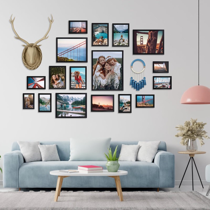 Giftgarden 3.5x5 Picture Frame Black Thin Photo Frame 3 by