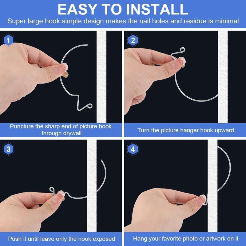 30 Pcs Stainless Steel Monkey Hooks Wall Hooks Without Nails,