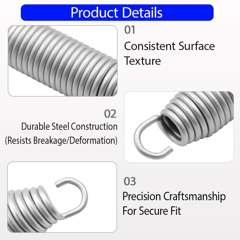 116-6316 Extension Spring with Dacromet Coating for Ex-mark Lazer Z