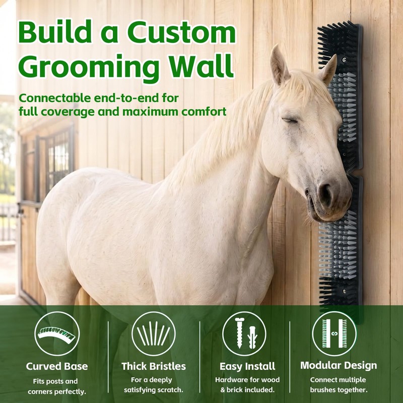 Livestock Scratch Brush for Cattle, Horses, Goats, Cow, Durable Scratching