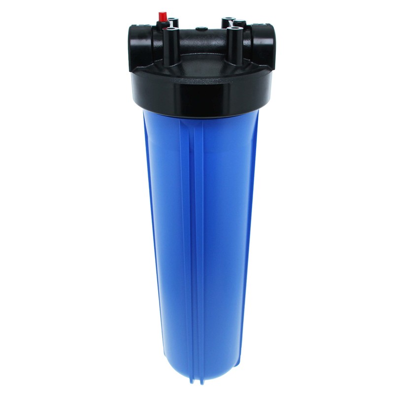 20" Neo-Pure Black/Blue Filter Housing Blue Sump/Black Cap with Pressure