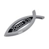 Elektroplate Christian Fish with John 3:16 OEM Chrome Emblem for
