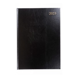 Collins Essential A4 Daily Planner 2023 Black