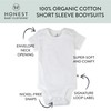 HonestBaby Multipack Short Sleeve Bodysuits One-Piece 100% Organic Cotton for
