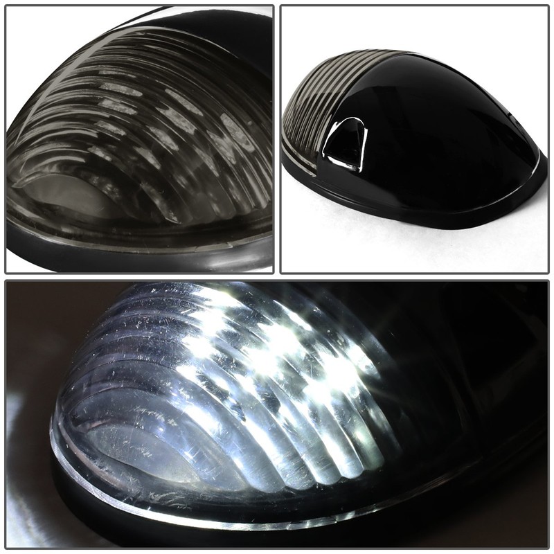 DNA Motoring CBL-CSIL02-SM-W LED Cab Roof Top Lens Center Light