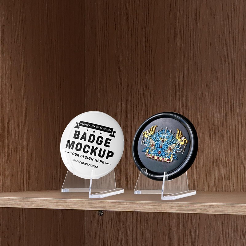 INNAL Pack of 40 Coin Stands, Acrylic Card Stand, Coin