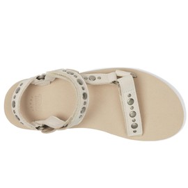 Teva Women's Midform Universal Studded Sandal, Coconut/White Pepper, 7