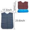 SZXMDKH 2 Adult Bibs Waterproof Eldly Bib Adult Washable Dining