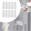 perfeclan 10x Travel Bottles for Toiletries Clear Liquid Sample Vial