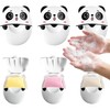 1 hoja de jabón portátil con forma de panda, mini