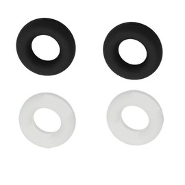 ARTIBETTER 10 Pairs Eyeglass Silicone Retainer Anti- Slip Ring Glasses Holder Silicone Ring Silicone Eyeglass Sleeves Eyeglass Anti-slip Round Ear Plugs Silicone Circle Glasses Repair Earhook