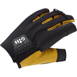 Gill Men's Pro Short Finger Sails and Gauntlets - Black