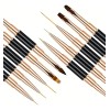 Set de 5 Pinceles de Uñas VABESSA para Acrílico, Doble