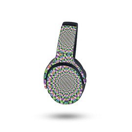 MightySkins Carbon Fiber Skin Compatible with Skullcandy Crusher ANC 2 - Hypnosis | Protective, Durable Textured Carbon Fiber Finish | Easy to Apply, Remove, and Change Styles