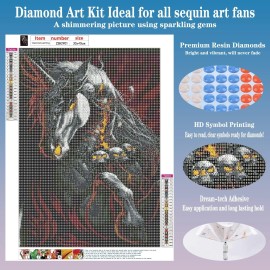 FORLAND Diamond Painting Kit DIY 5D Full Drill Rhinestone Art for Adults Kids Home Decor