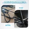 PATIKIL 50mm Cable Grommet Plastic Desk Cord Hole Cover Wire