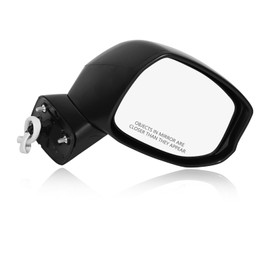 PM Auto Right Passenger Side Mirror, Power Heated Textured Black Manual Folding View Mirror Replacement For 2012 2013 Honda Civic