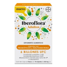 Suplemento en cápsula Iberoflora Adultos Minerales/Vitaminas Bayer