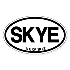 CafePress Isle of Skye Sticker Oval Car Bumper Sticker
