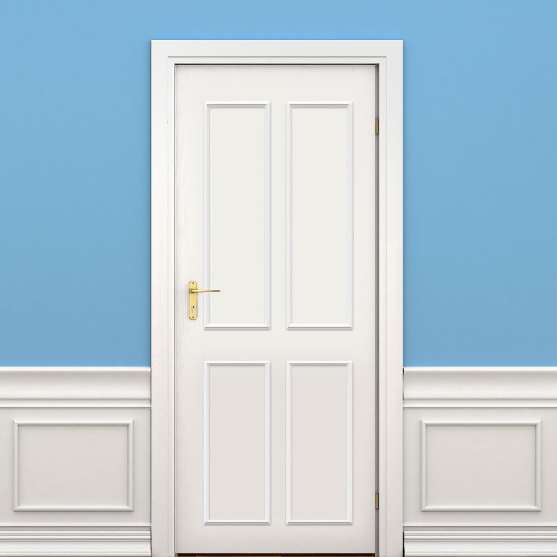 Colingmill 1 Set Peel and Stick Door Moulding Kit 3-Layer
