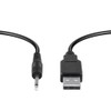 J-ZMQER 3ft Black USB Power Adapter Charger Cable Lead Compatible