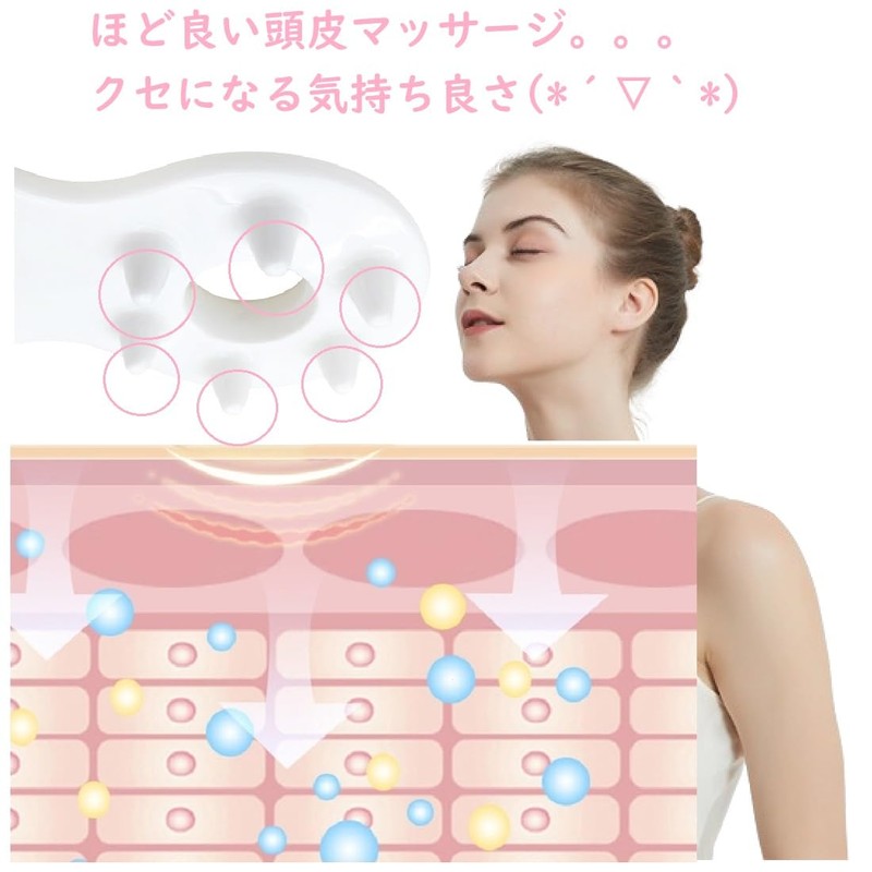 DearJapan Cassa Scalp Massage Cassa Plate Face Body Head (White)