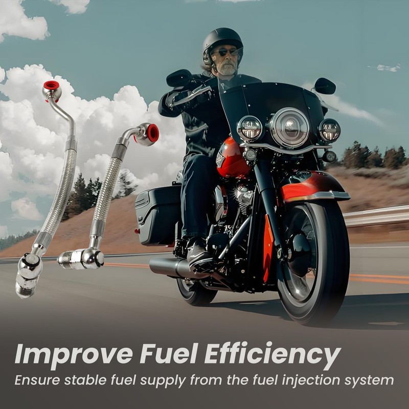 ASTROSYNC Fuel Injection Lines Fit for Harley-Davidson Electra Glide Road