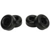 4PCS 2.5inch Trailer Ramp Door Rubber Bumper Round with Hole