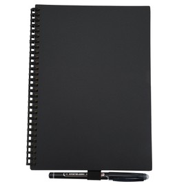 Smart Reusable Erasable Notebook with Pen for Writing Drawing Support App Storage (A5)