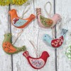 Corinne Lapierre Folk Birds Felt Craft Kit,Multi,Small