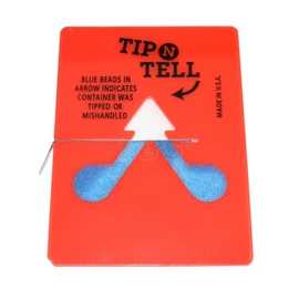 Tip-n-Tell Label Tip Over Indicating Label
