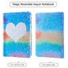 Outus Sequin Girls Journal Set with 4 Pieces Color Gel