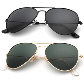 2 Pares Lentes De Sol Polarizadas Para Hombre Con Protección UV Y Montura Semirrígida Para Conducir Y Hacer Senderismo