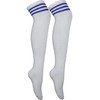 Knee Thigh High Sock Cheerleader Pub Golf Fancy Dress Stripe