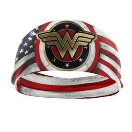 RAVEbandz! PRO Wide Stretch Non Slip Hair Bands– Moisture Wicking, Lightweight, Breathable Fabric Headbands – Unisex, for Sports, Workouts, Style (Superhero - WW)