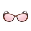 Calabria Sophia Pink FL-41 Reading Glasses +0.75 Brown Crystal Tortoise