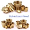 MiJunHD 2PCS Brass Reducer Connector | BSP Female Thread G3/8≈16.5mm