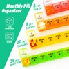 mossime Mossime Large Monthly Pill Box Organiser 4 Week, Pill