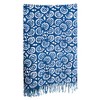 CCcollections Natural Dyed Thai Indigo Handmade Silk Scarf (Small -