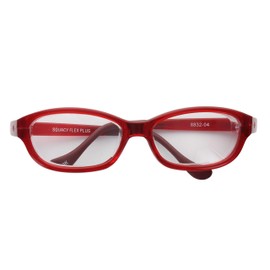 Nagoya 8836-04 Pollen Glasses, Inconspicuous, Non-Fogging, Stylish, Squassie, Flex Plus, Red, S (NEW Anti-Fog Coat)