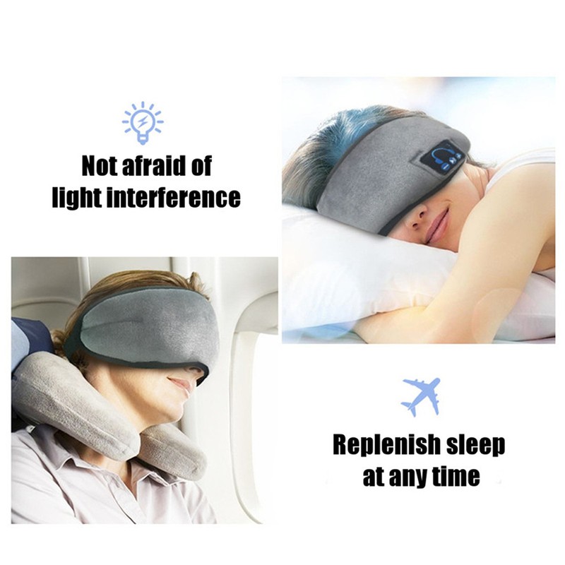 Bluetooth Sleep Headphones Eye Mask Wireless Bluetooth 5.0 Headphones Travel