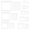BENECREAT 16 Sizes Square Quilting Template, Acrylic Intricate Sewing Machine